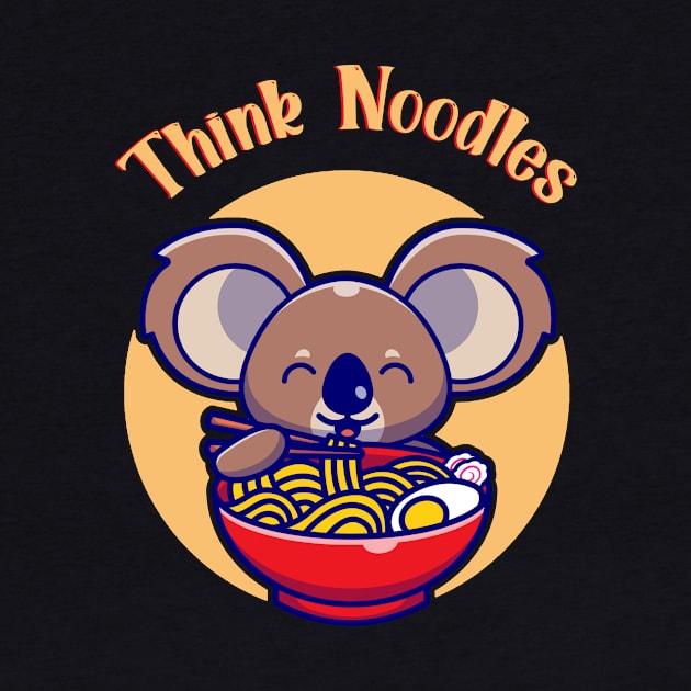 Kawaii Koala Think Noodles by Dynasty Arts